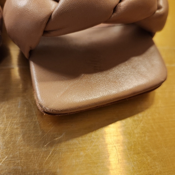 RAYE Women's Pale Pink Braided Slide Sandals Size 7.5 - Picture 12 of 12